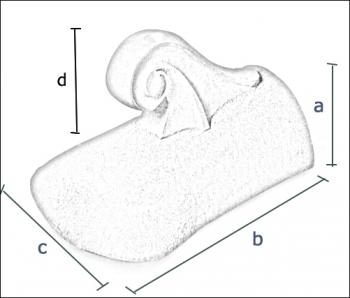 hip end half round ridge with scroll finials used with bonnet hip